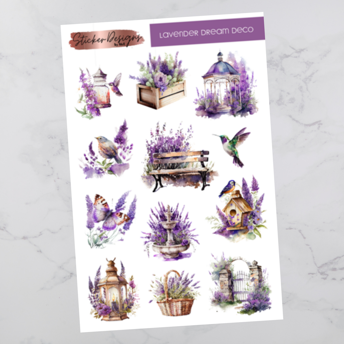 Lavender Dream  - Deco Stickers