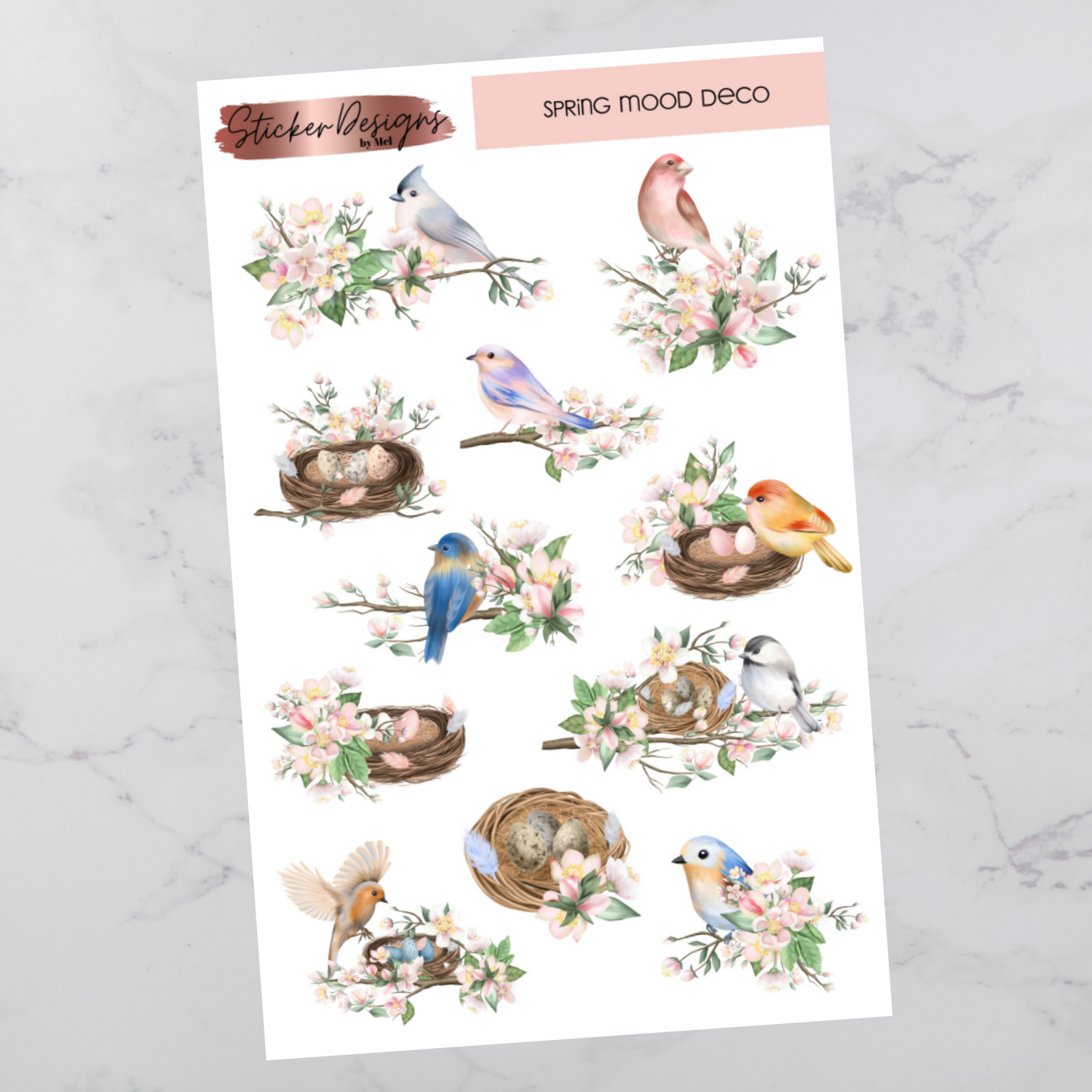 Spring Mood - Deco Stickers