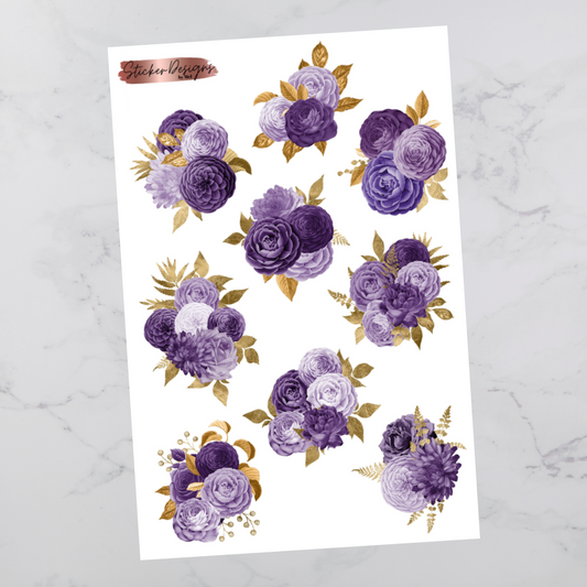 Dusty Lavender Flowers - Floral Deco