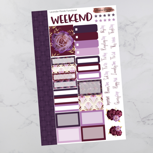 Lavender Florals - Functional Sheet