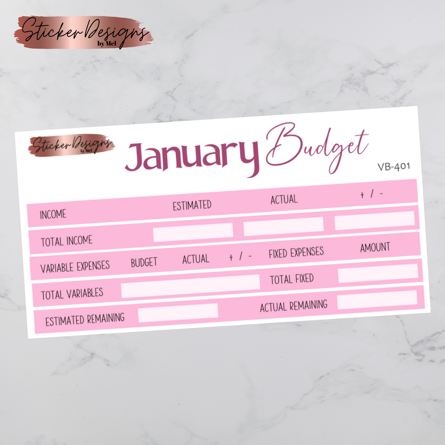 January 2024 Budget Kit