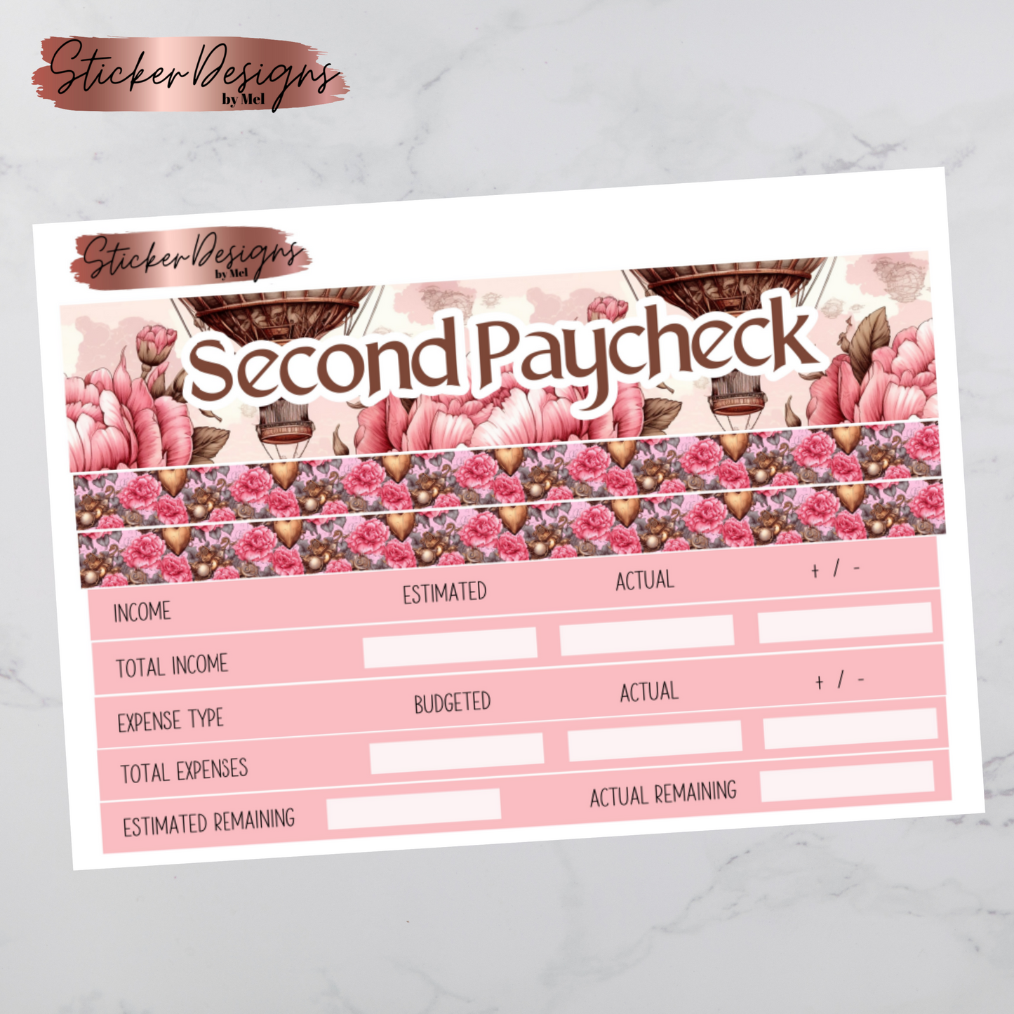 February 2024 Paycheck Budget Sheets