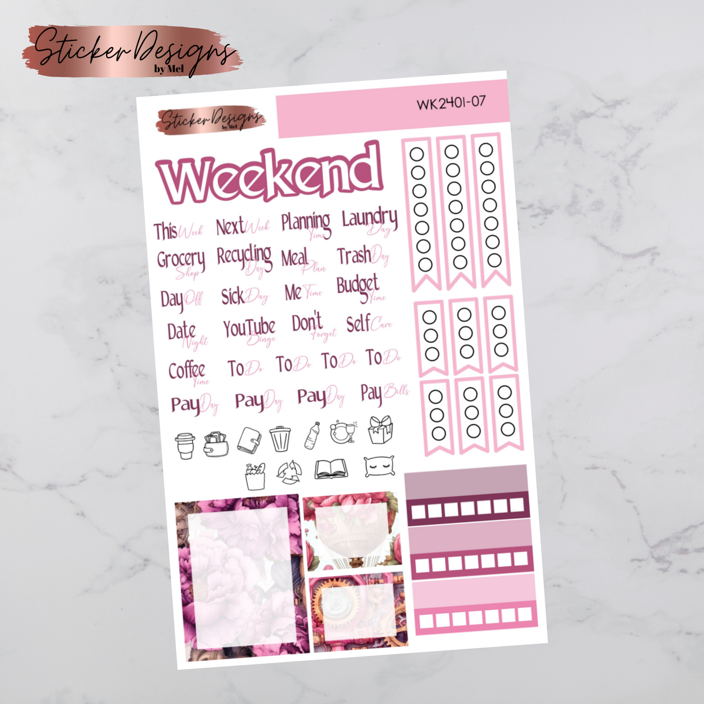 Weekly Kit 2401 - Steampunk Love - Vertical Layout