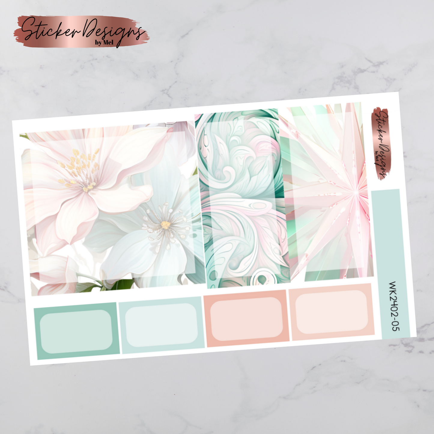 Weekly Kit 2402 - Minty Fantasy - Vertical Layout