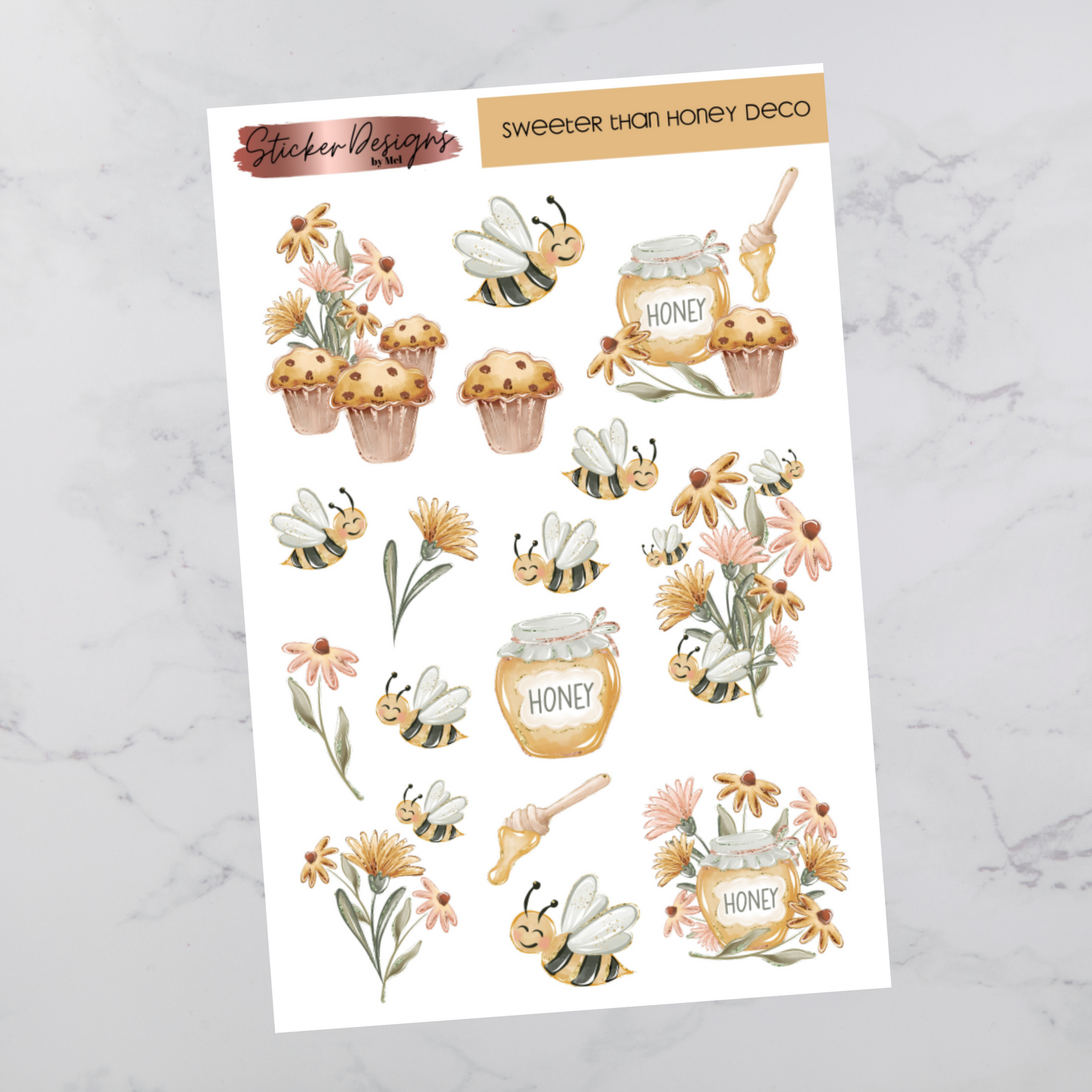 Sweeter Than Honey - Deco Stickers