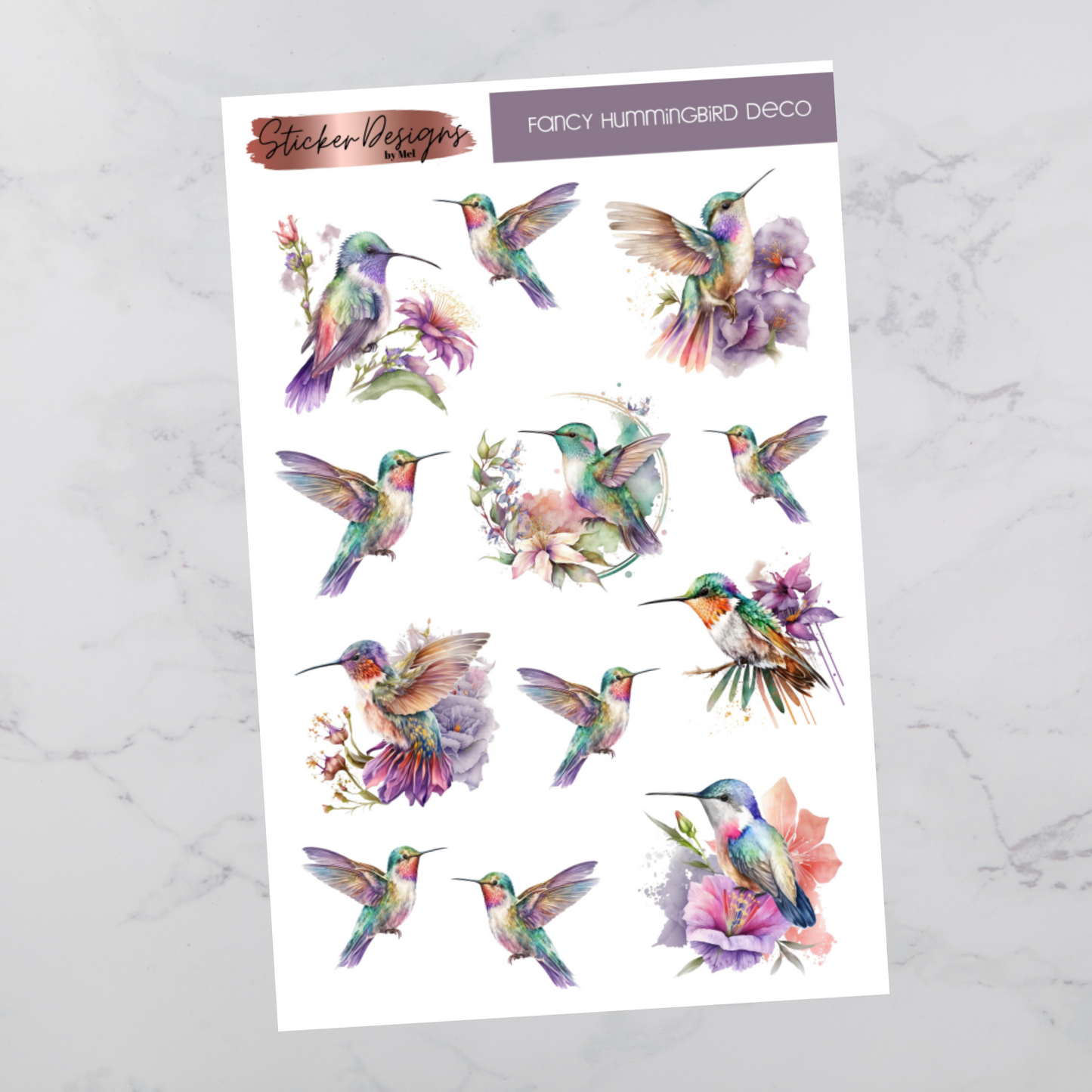 Fancy Hummingbird - Deco Stickers