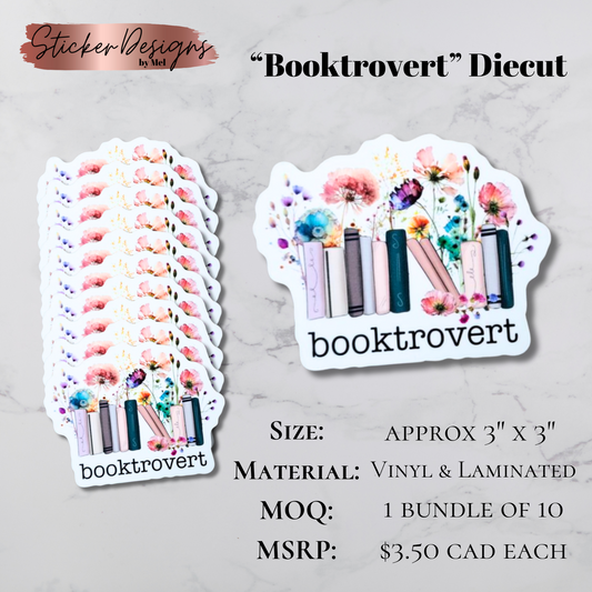 Booktrovert - Diecut