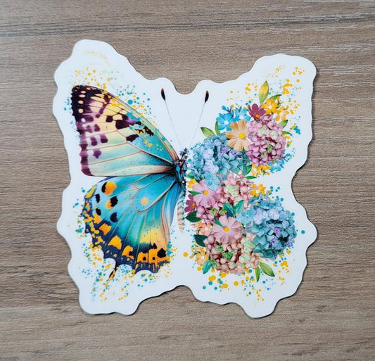 Floral Butterfly Diecut