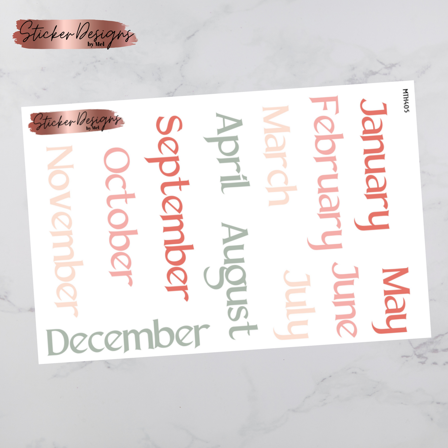 MTH 405 - Classic Happy Planner Monthly