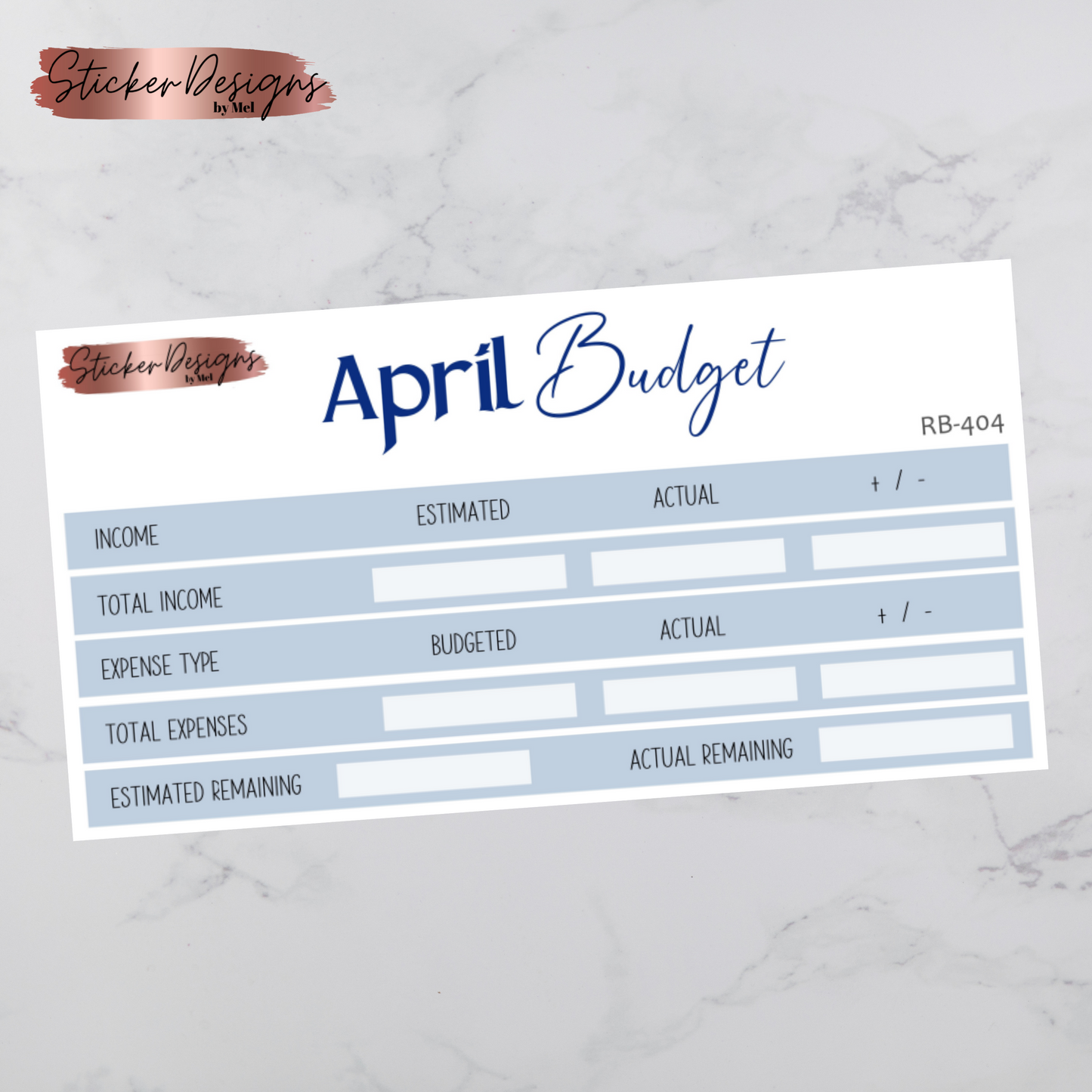 April 2024 Budget Kit